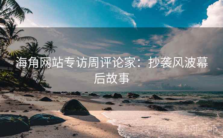 海角网站专访周评论家：抄袭风波幕后故事