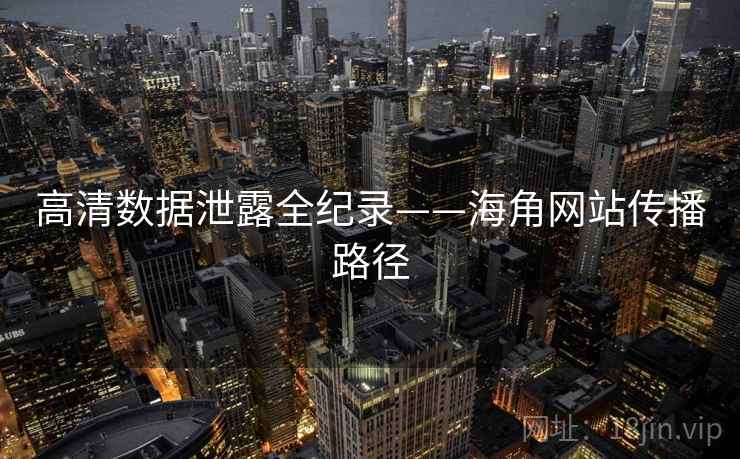 高清数据泄露全纪录——海角网站传播路径