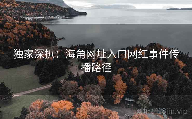 独家深扒：海角网址入口网红事件传播路径